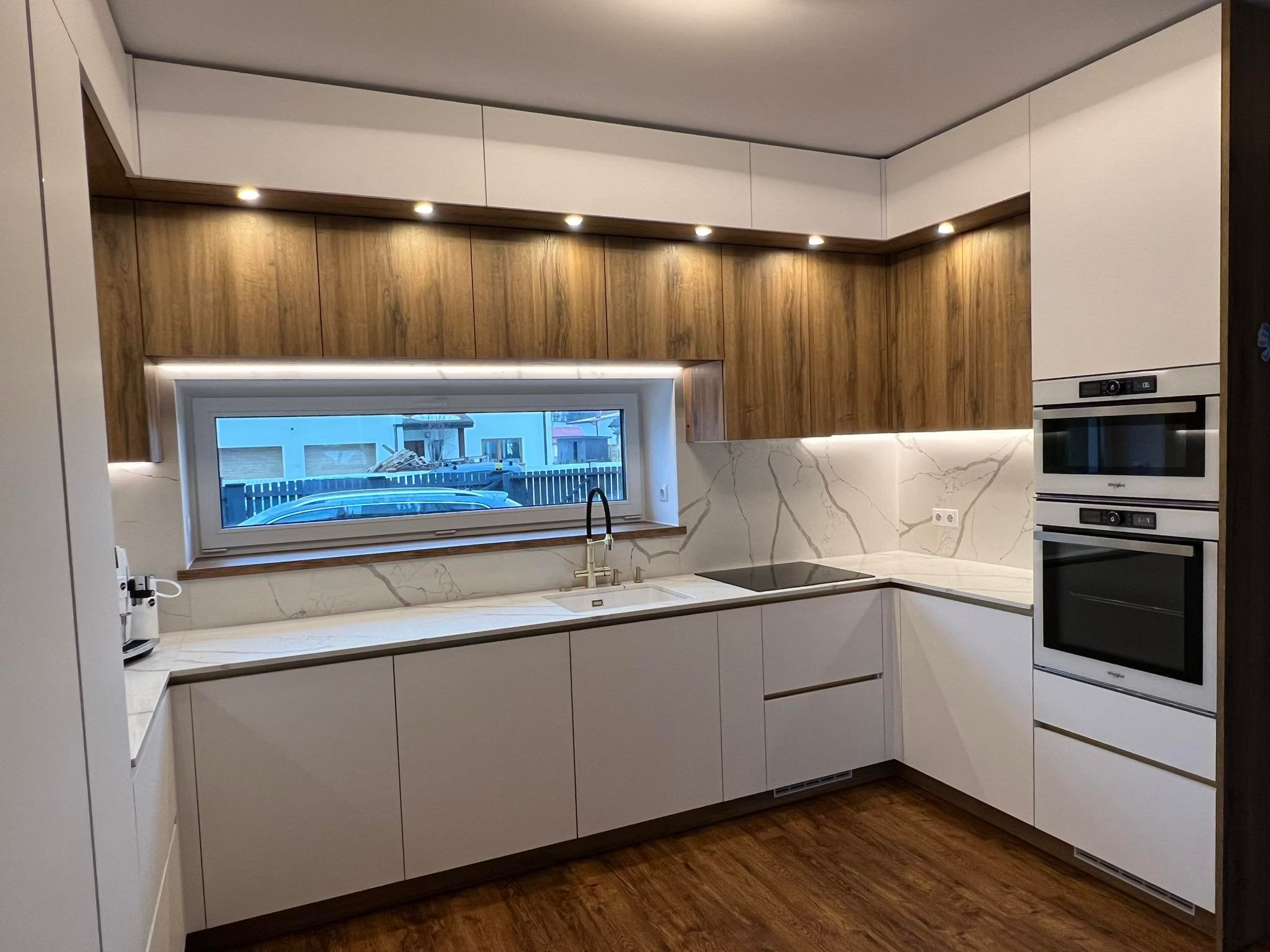 Premium kitchen with marble countertop